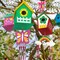 Crafts for Kids Ages 4-8 - 4 Pack DIY Bird House Wind Chime Kit - Build and Paint Birdhouses Wooden Arts Kits Easter Basket Stuffers Gifts for Girls Kids Boys Toddlers Ages 3-5 4-6 6-8 8-12